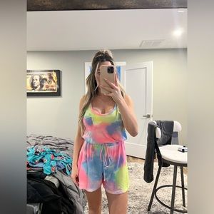 Tie dye romper